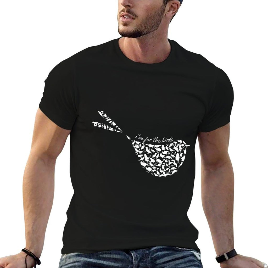 Im For The Birds Minimalist Funny  Lightweight T-Shirt