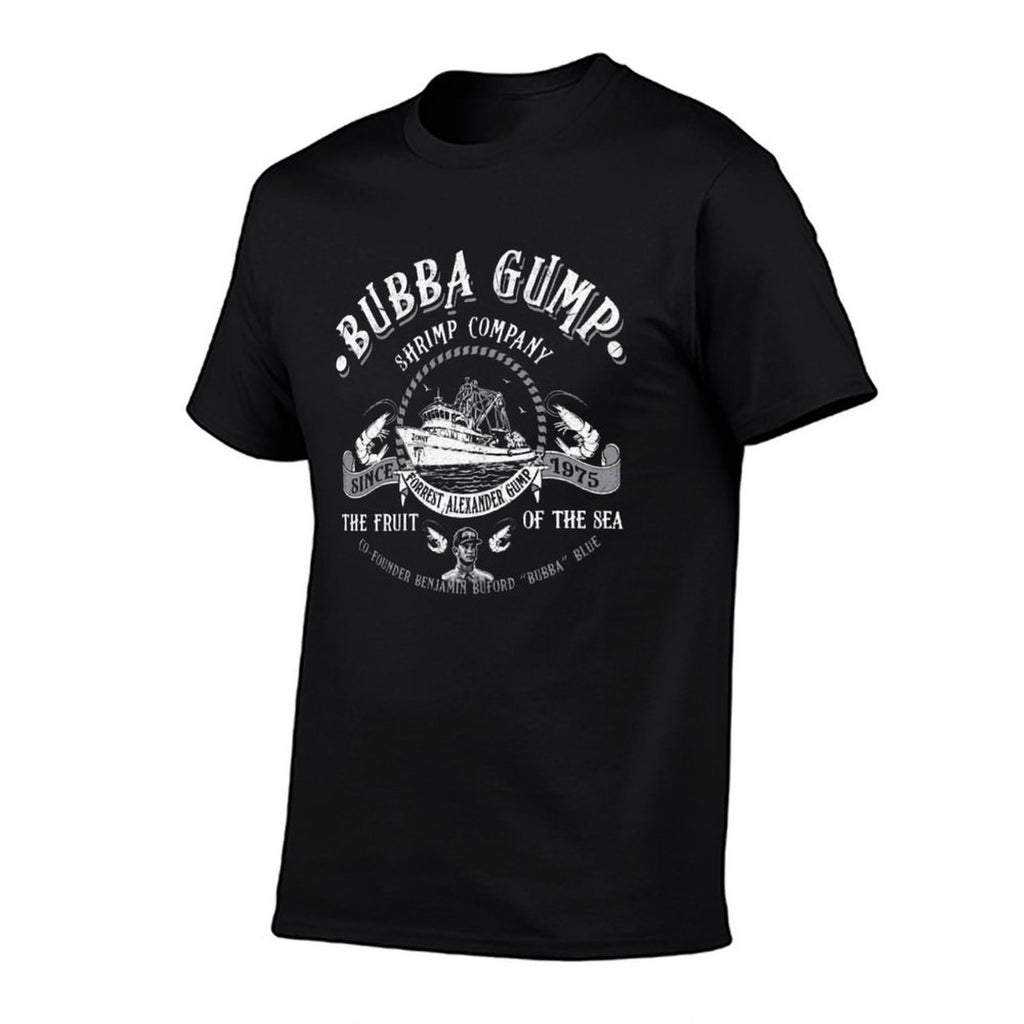 Bubba Gump Shrimp Co  Ribbed Collar T-Shirt