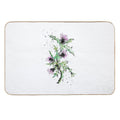 Scottish Thistle, Watercolor Scottish Thistle  Stain-Proof Bath Mat