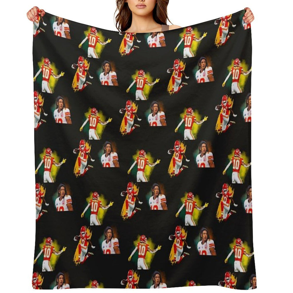 Isiah Pacheco HD Sticker Set  T Shirt Anti-pilling Throw Blanket