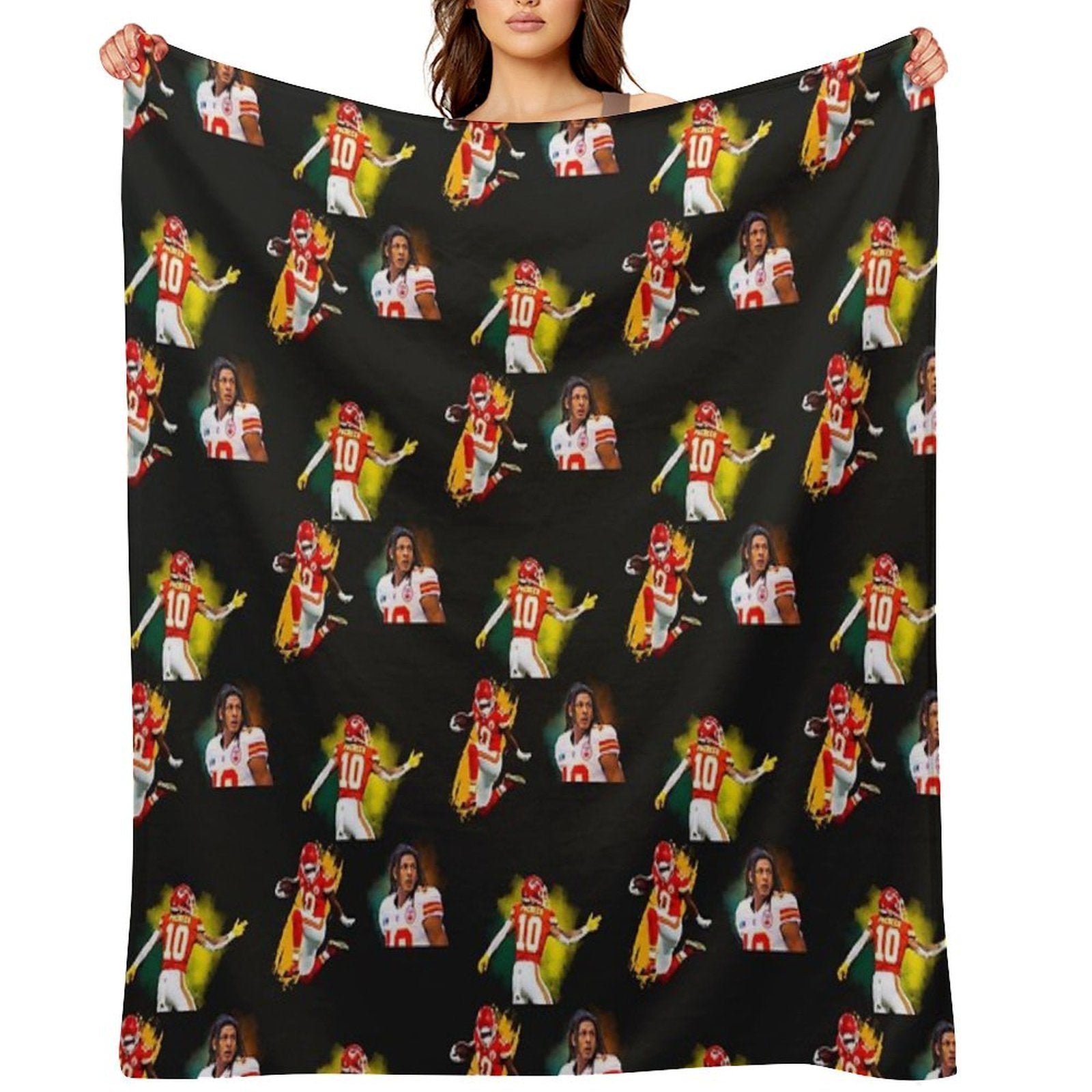 Isiah Pacheco HD Sticker Set  T Shirt Anti-pilling Throw Blanket