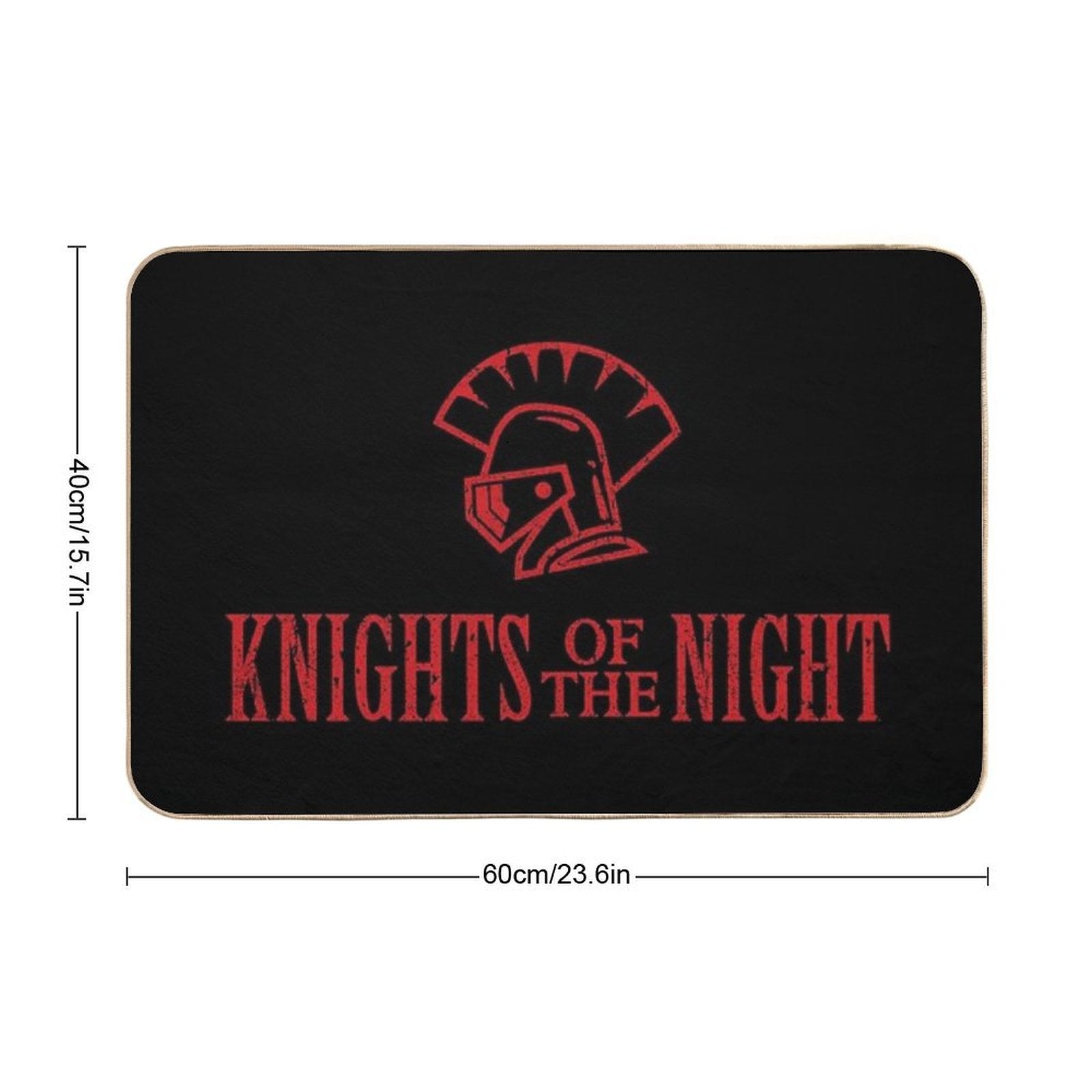 Knights of The Night  Easy To Clean Bath Mat