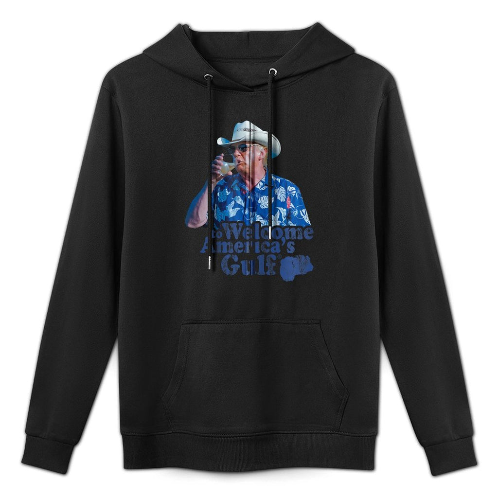 Welcome To America's Gulf Gulf of The United States Zip Durable Construction Hoodie