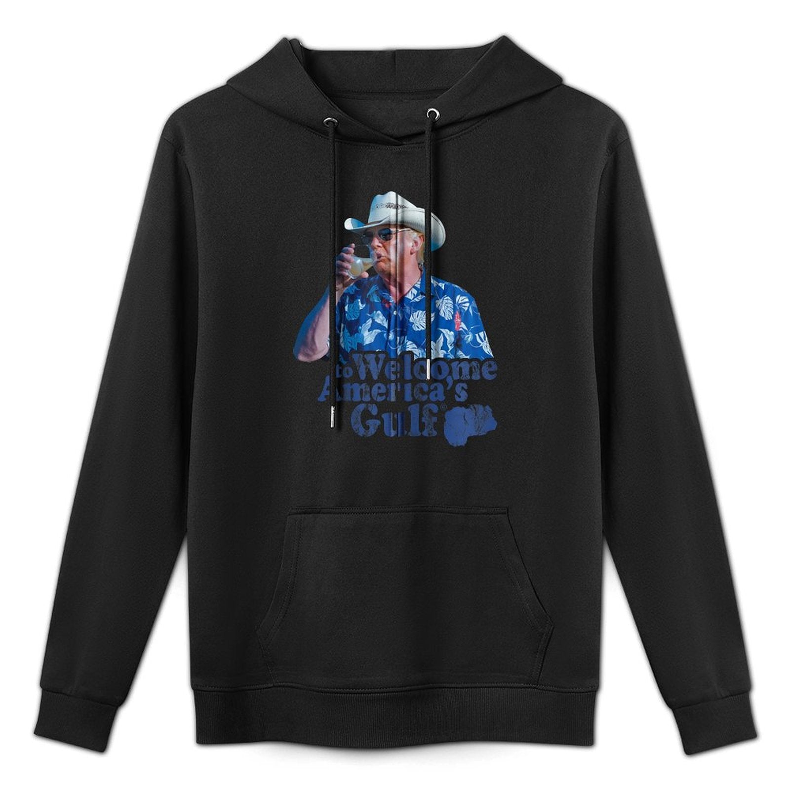 Welcome To America's Gulf Gulf of The United States Zip Durable Construction Hoodie