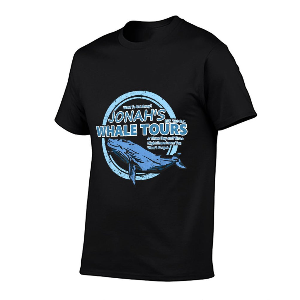 Christian Faith Bible Jonah Whale Tours, Whale Animal Ocean  Oversized Silhouette T-Shirt