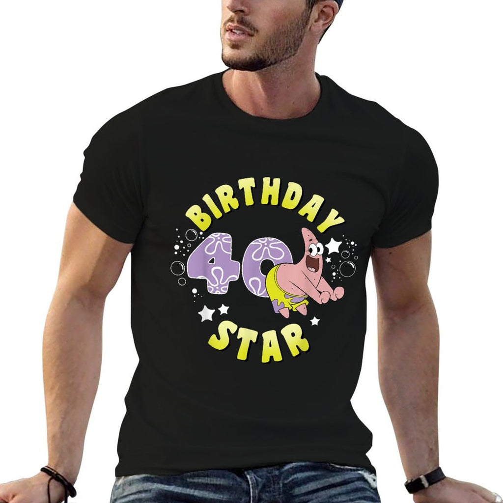 Nickelodeon SpongeBob SquarePants Patrick Star 40th Birthday  Lightweight T-Shirt