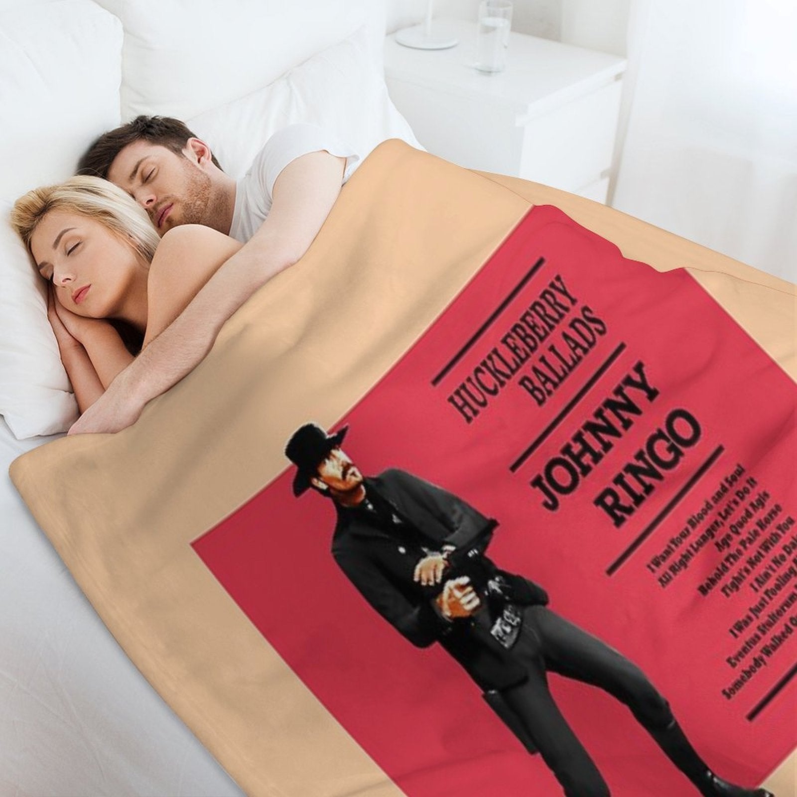Johnny Ringo Huckleberry Ballads Anti-pilling Throw Blanket