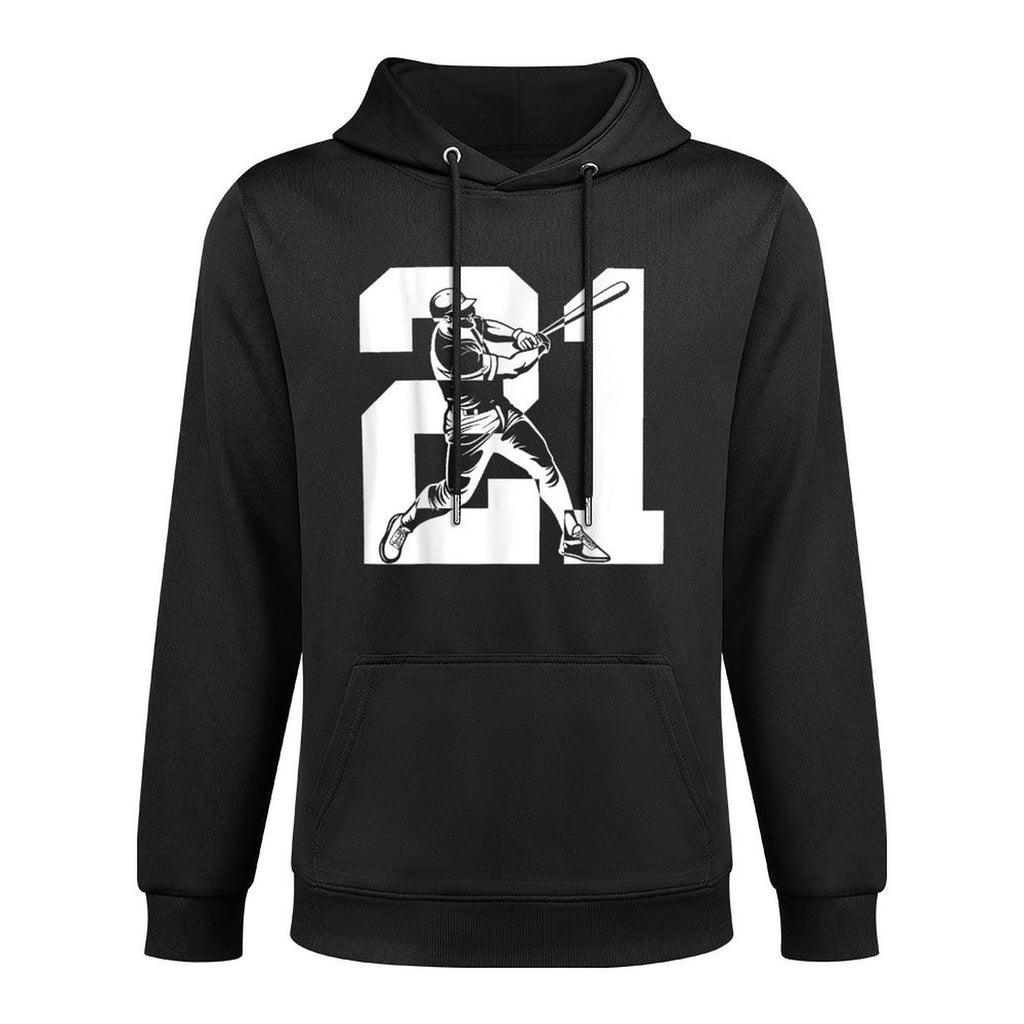 NUMBER 21 YEARS BASEBALL 21ST BIRTHDAY Durable Construction Hoodie