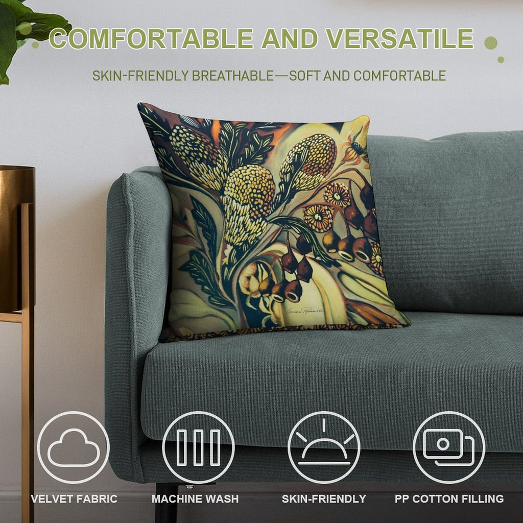 The Colours of Australia Soft Home Decor Throw Pillow