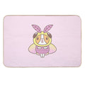 Guinea Pig in Rosy Maple Moth Costume  Absorbent Bath Mat