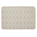 Diamonds Dots in Tan  Anti-Trip Bath Mat