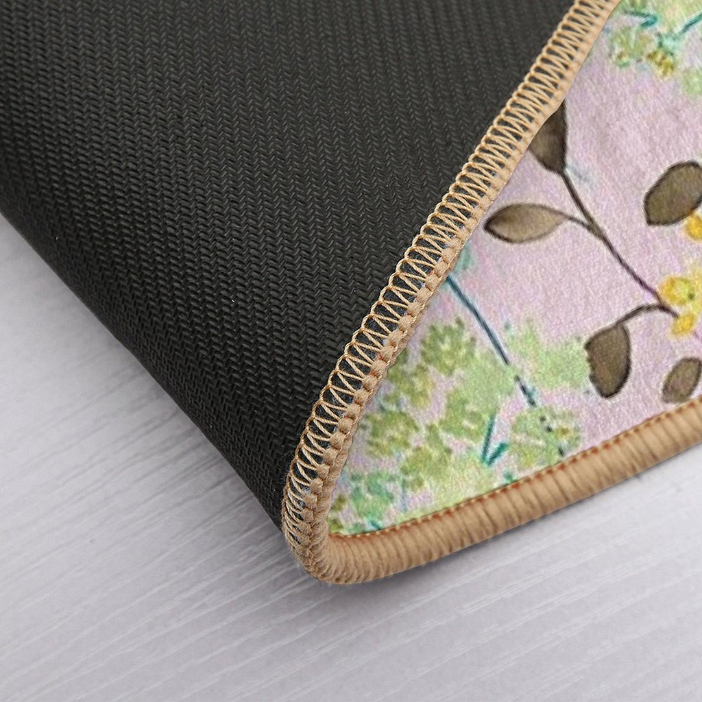 Botanical Floral  Non-Slip Bath Mat