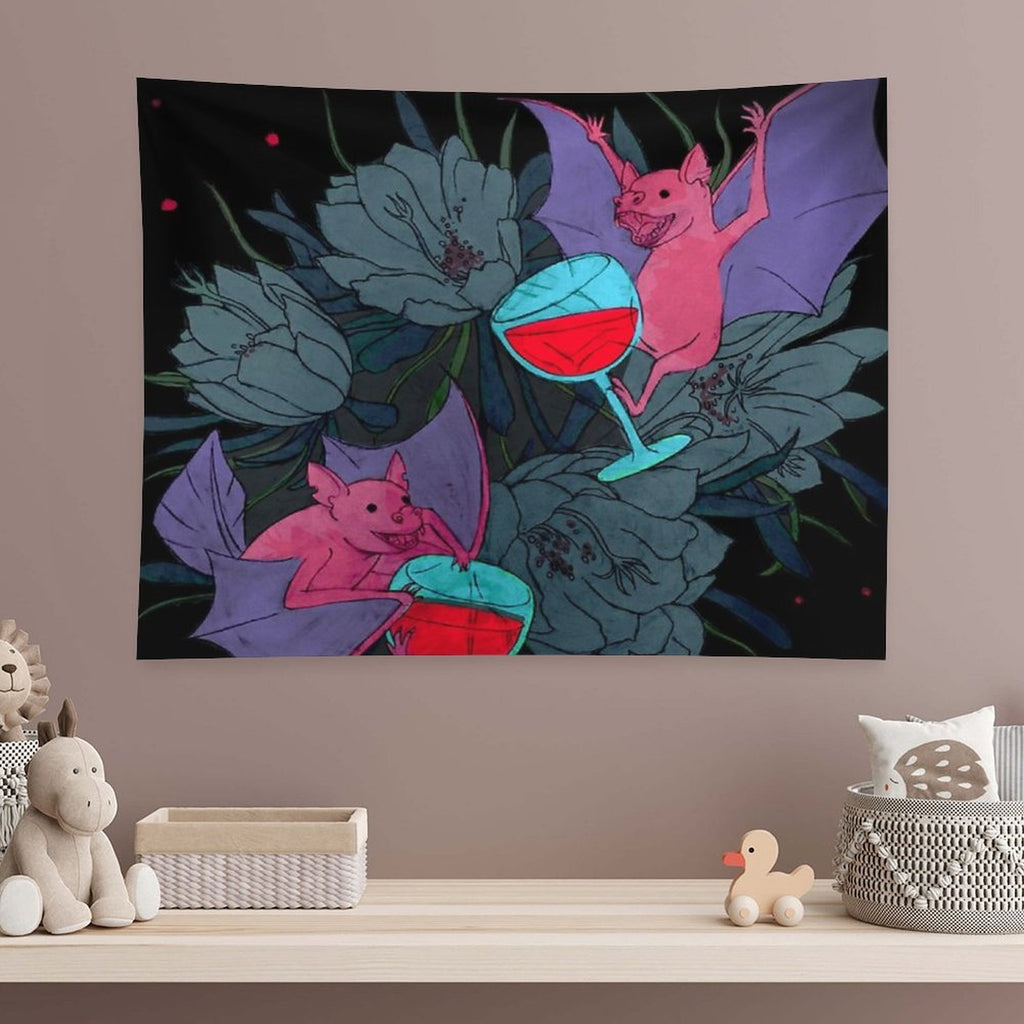 Party Bats Tapestry