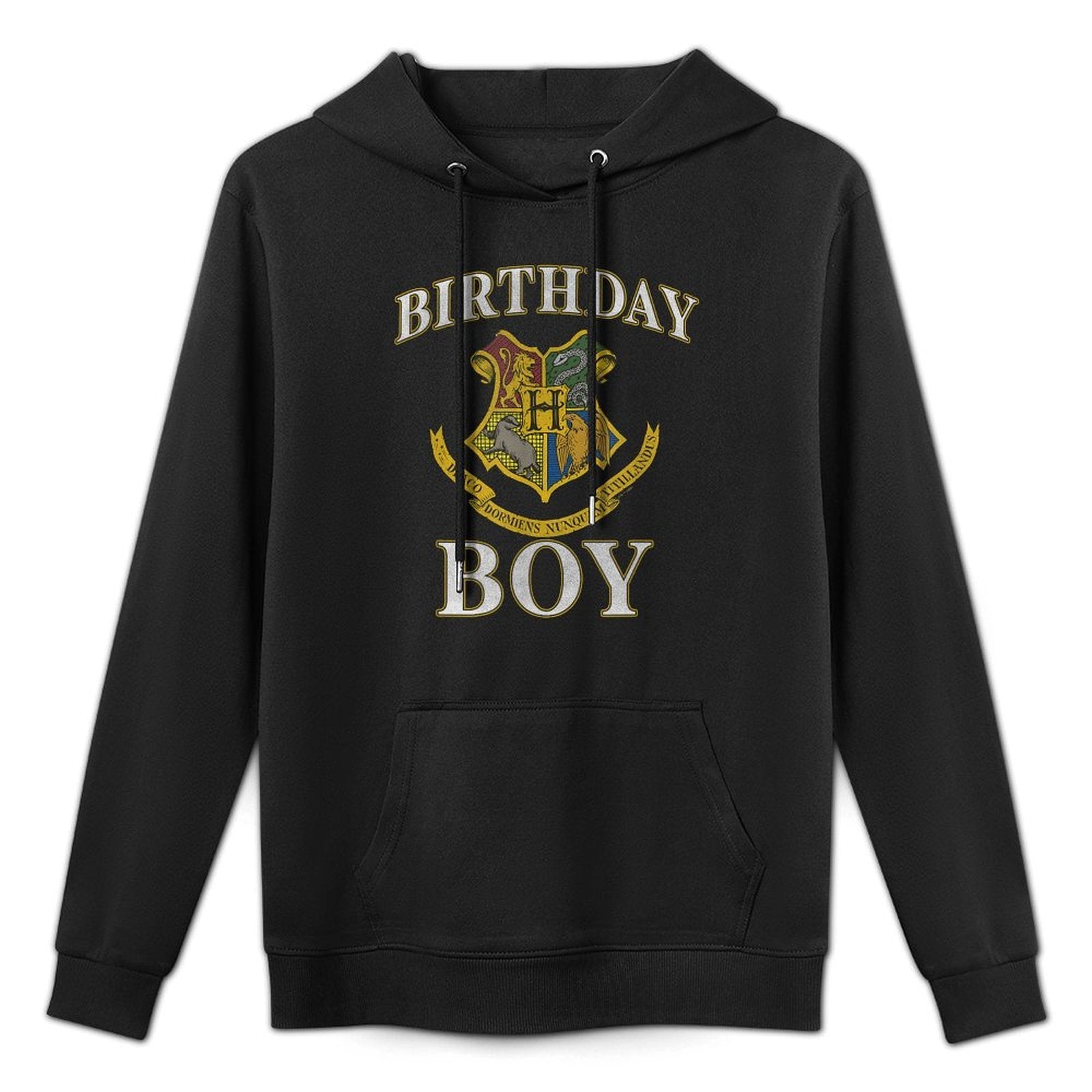 Harry Potter Birthday Boy Hogwarts Iconic Emblem Logo Colorfast Hoodie