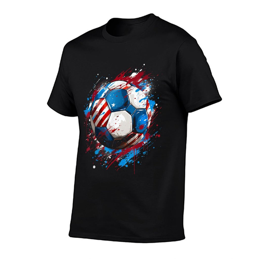 Soccer Football USA Soccer Gift  Stretchy T-Shirt