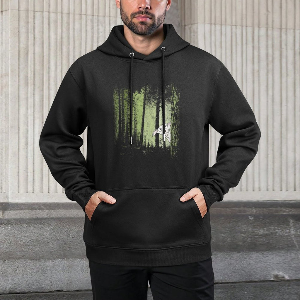Womens Galgo Espanol Greyhound Hunting Dog In Twilight Forest Unisex Design Hoodie