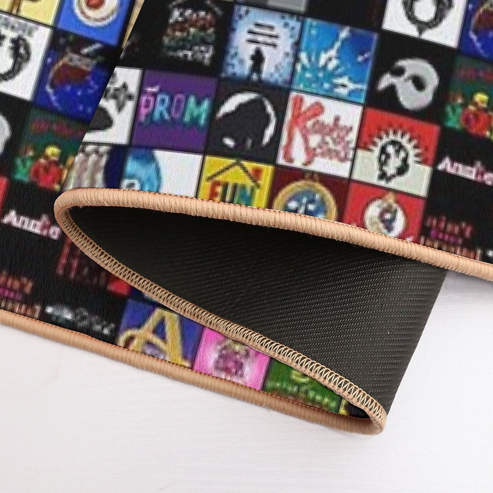 Broadway Musical Theatre Logos - Hand Drawn  Repositionable Bath Mat