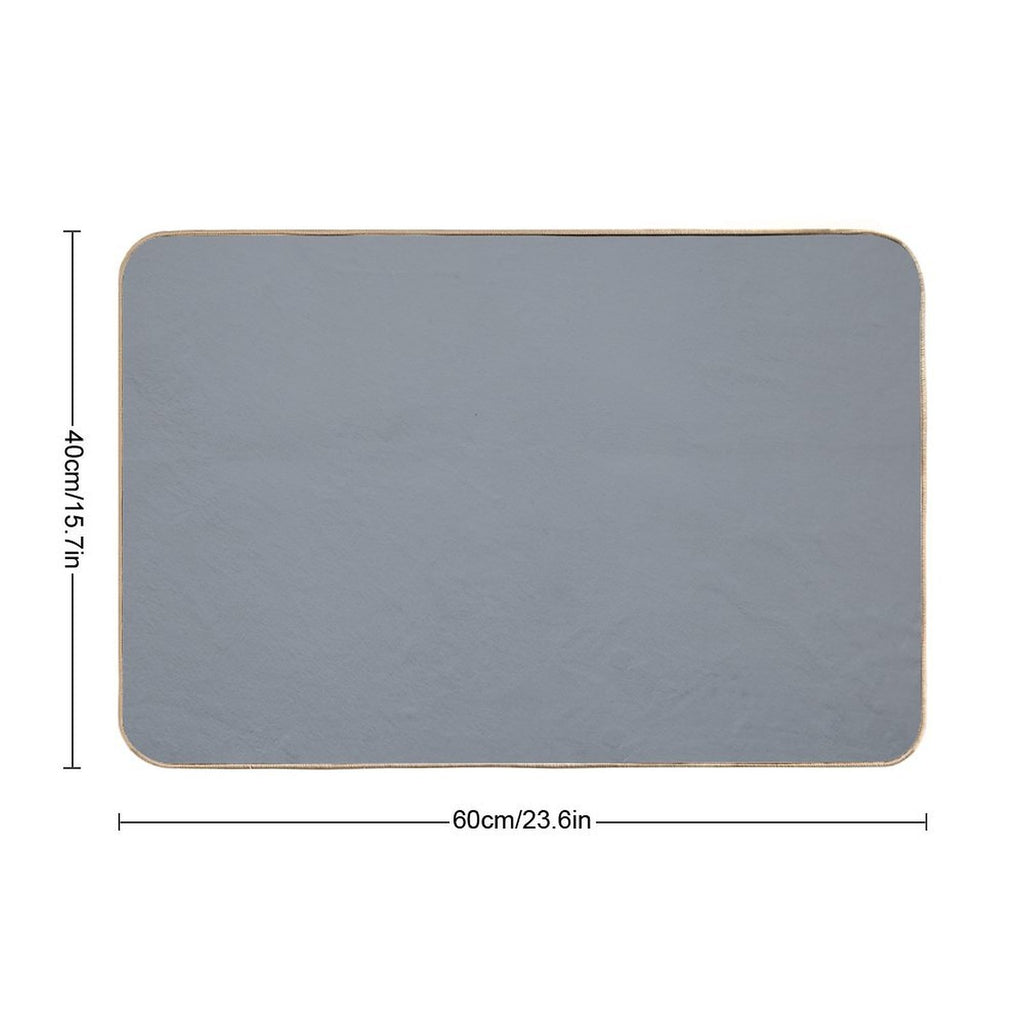 Lava Gray - Grey  Rapid-Drying Bath Mat