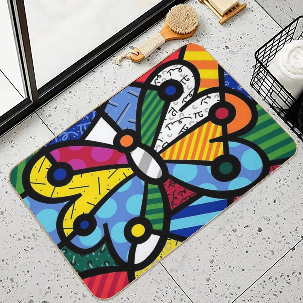 Romero Britto  Odorless Bath Mat