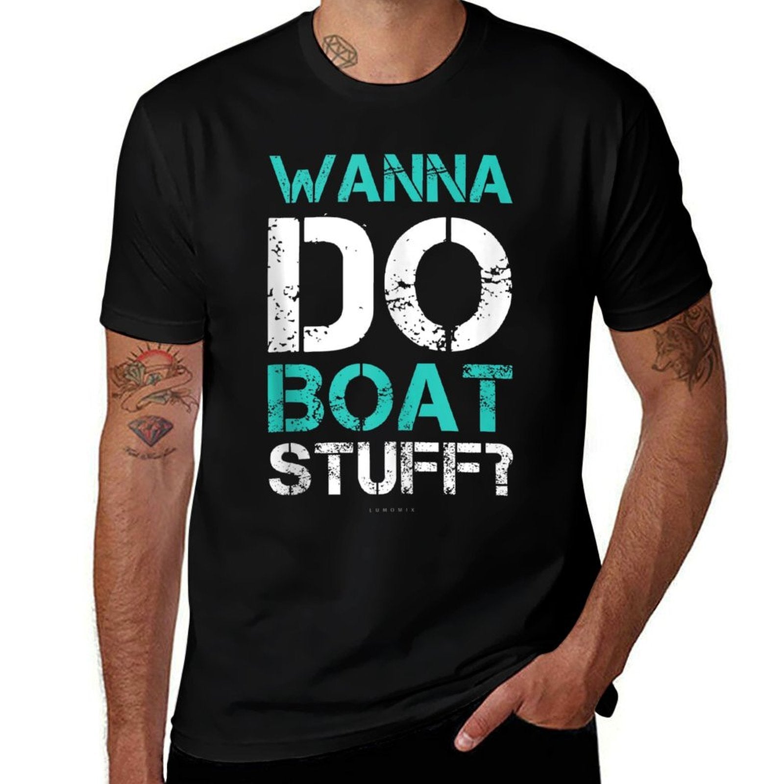 Wanna Do Boat Stuff Tanks Funny Cruise Lake Vacation TankTop  Quick-drying T-Shirt