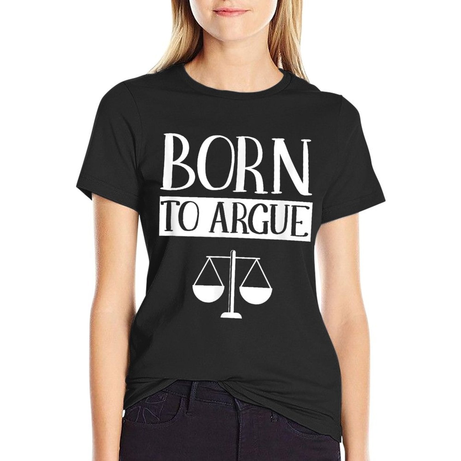 Born To Argue Advocate Law Firm Lawyer Attorney Lawyers  Polyester Blend T-Shirt