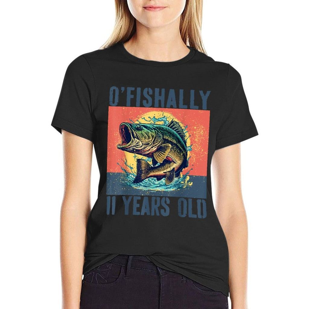 Ofishally 11 Years Old 2013 Fishing Fisherman 11th Birthday  Eco-friendly Material T-Shirt