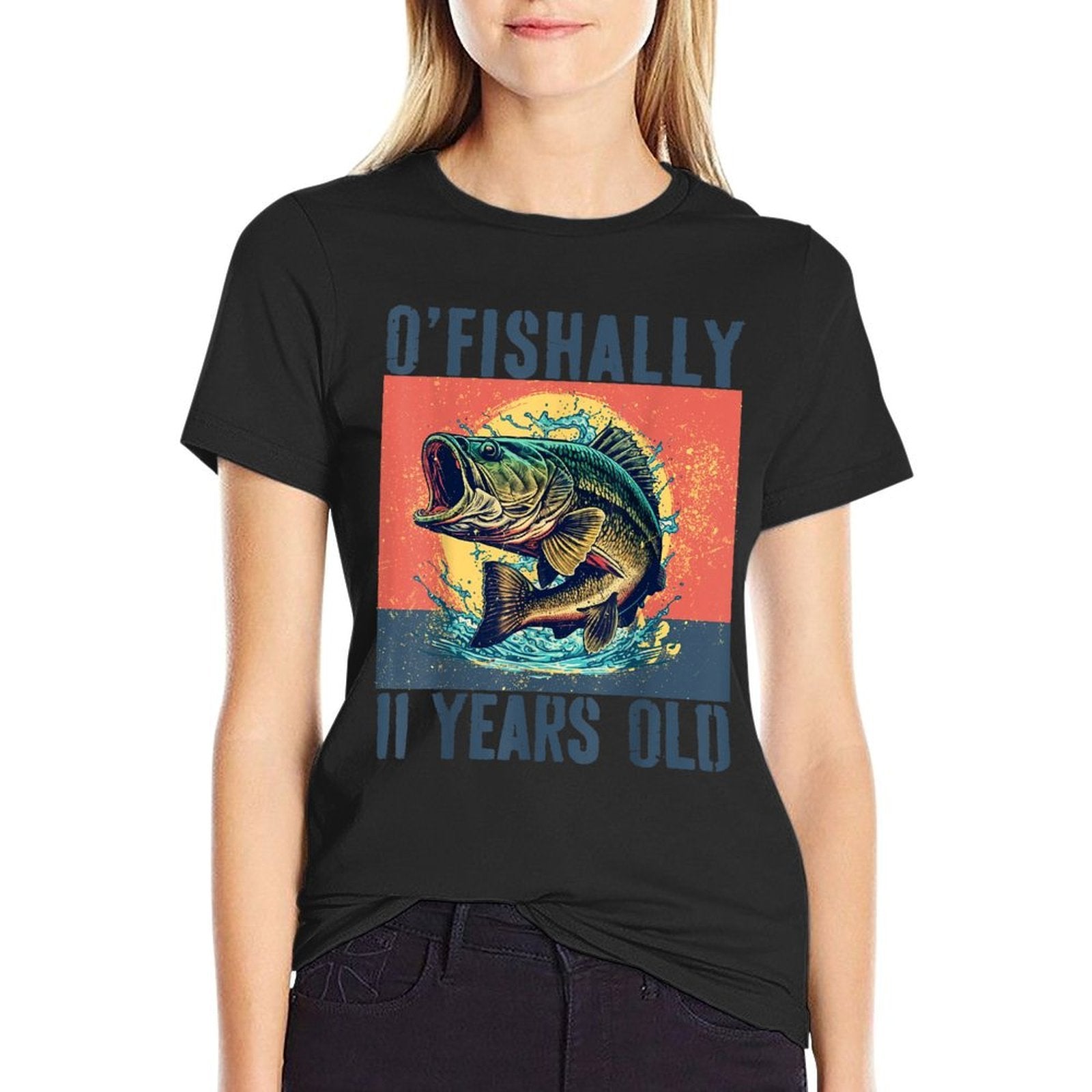 Ofishally 11 Years Old 2013 Fishing Fisherman 11th Birthday  Eco-friendly Material T-Shirt
