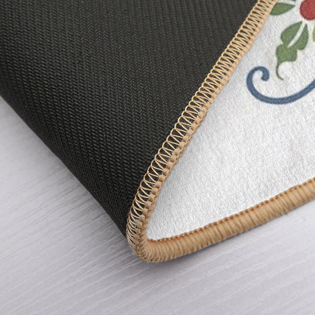 Scandinavian Flowers  Pet-Safe Bath Mat
