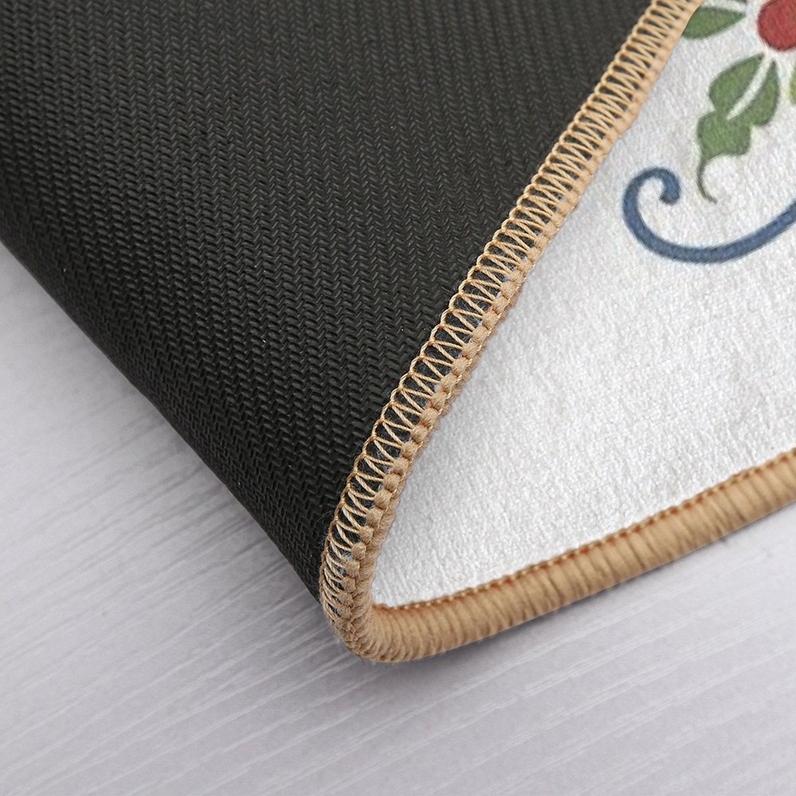 Scandinavian Flowers  Pet-Safe Bath Mat