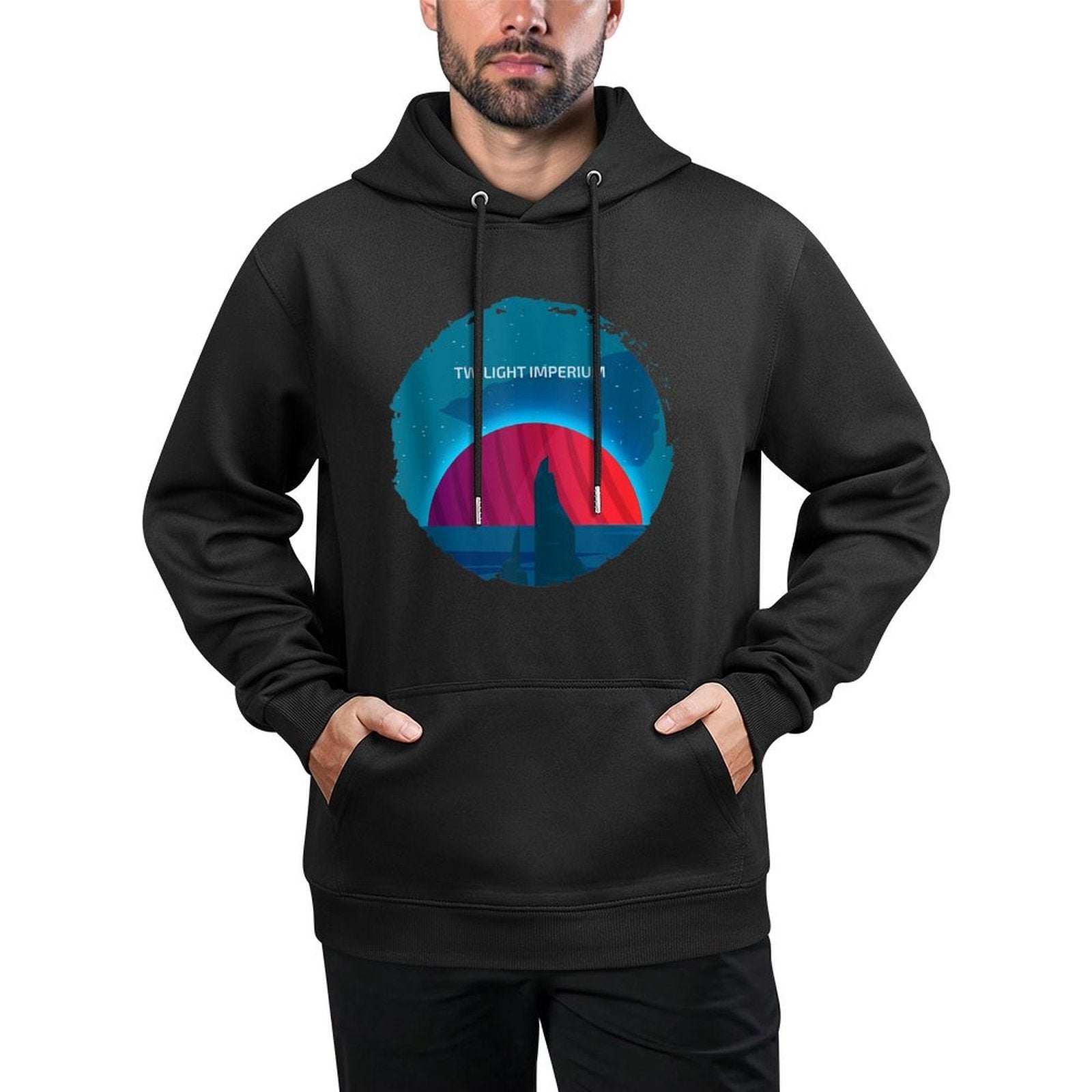 Twilight Imperium -Board Game Design-Tabletop Gaming Clothes Adjustable Hood Hoodie