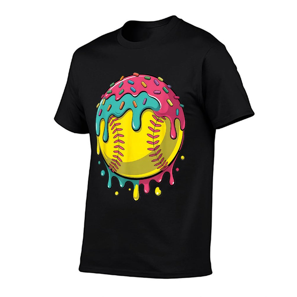 Softballn Girls Softball Stuff Softball Drip Girls  Tagless Design T-Shirt