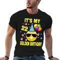 22nd Birthday Gifts It's My Golden Birthday 22 Years Old WY2  Cotton T-Shirt