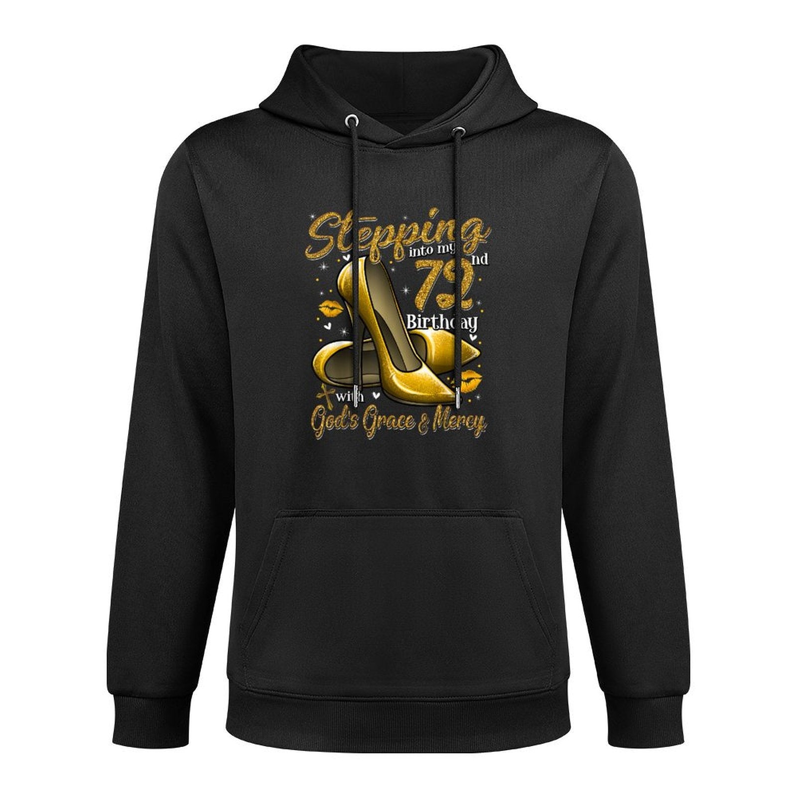 High Heels Stepping Into My 72nd Birthday 72 And Fabulous Colorfast Hoodie