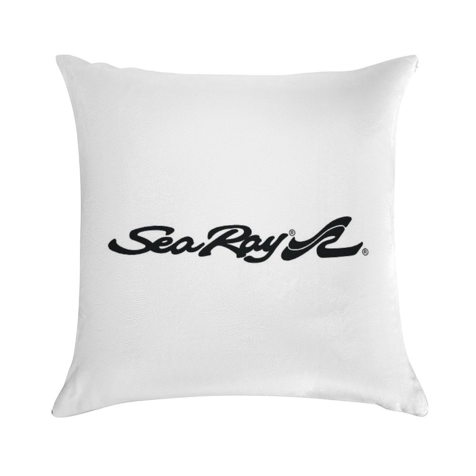 SeaRay Boats Logo Soft Decorative Cover Throw Pillow