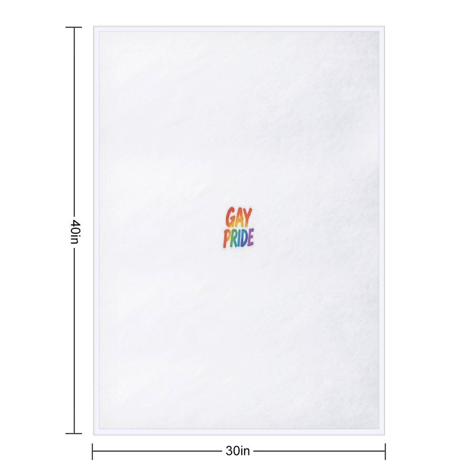 Painted Rainbow Gay Pride All-season Throw Blanket