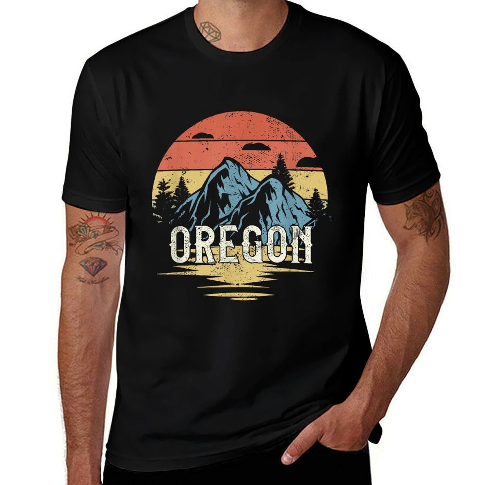 Oregon Retro Vintage  Vintage-inspired T-Shirt
