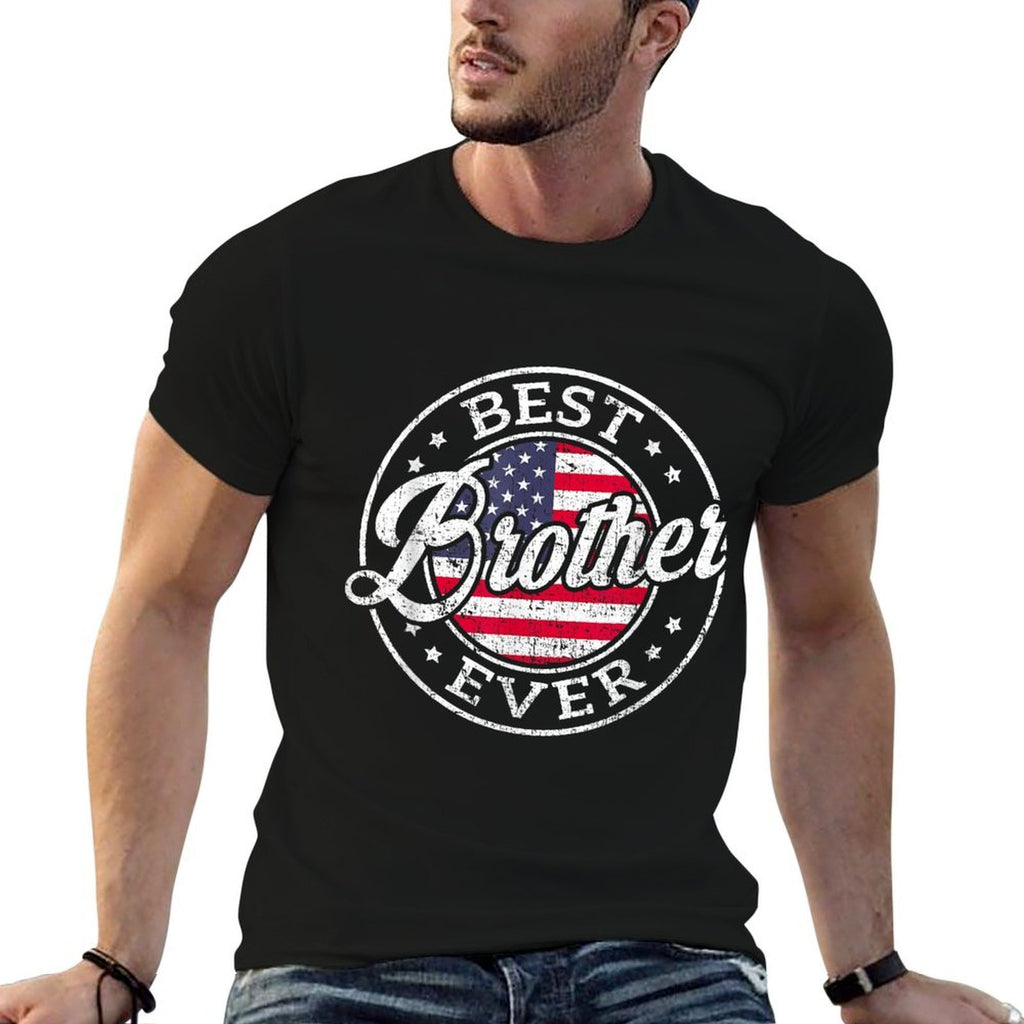 Best Brother Ever USA Family Matching  Tagless Design T-Shirt