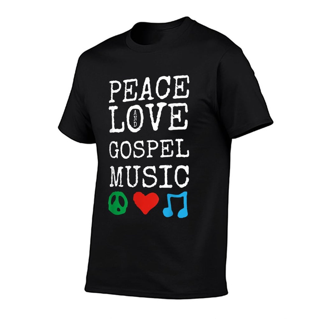 Peace, Love And Gospel Music  Christian Gospel  Durable T-Shirt