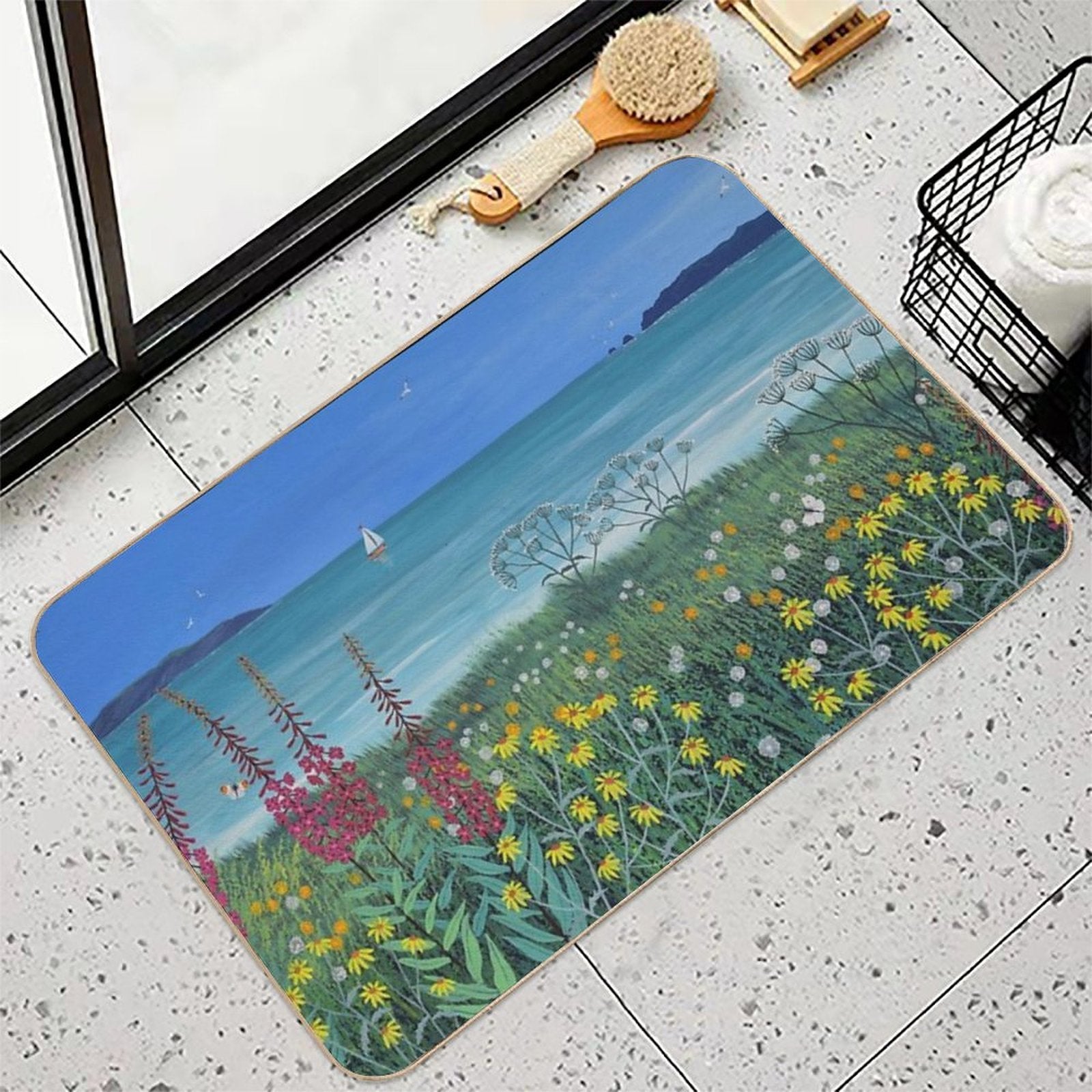 Ocean Solace  Non-Slip Bath Mat
