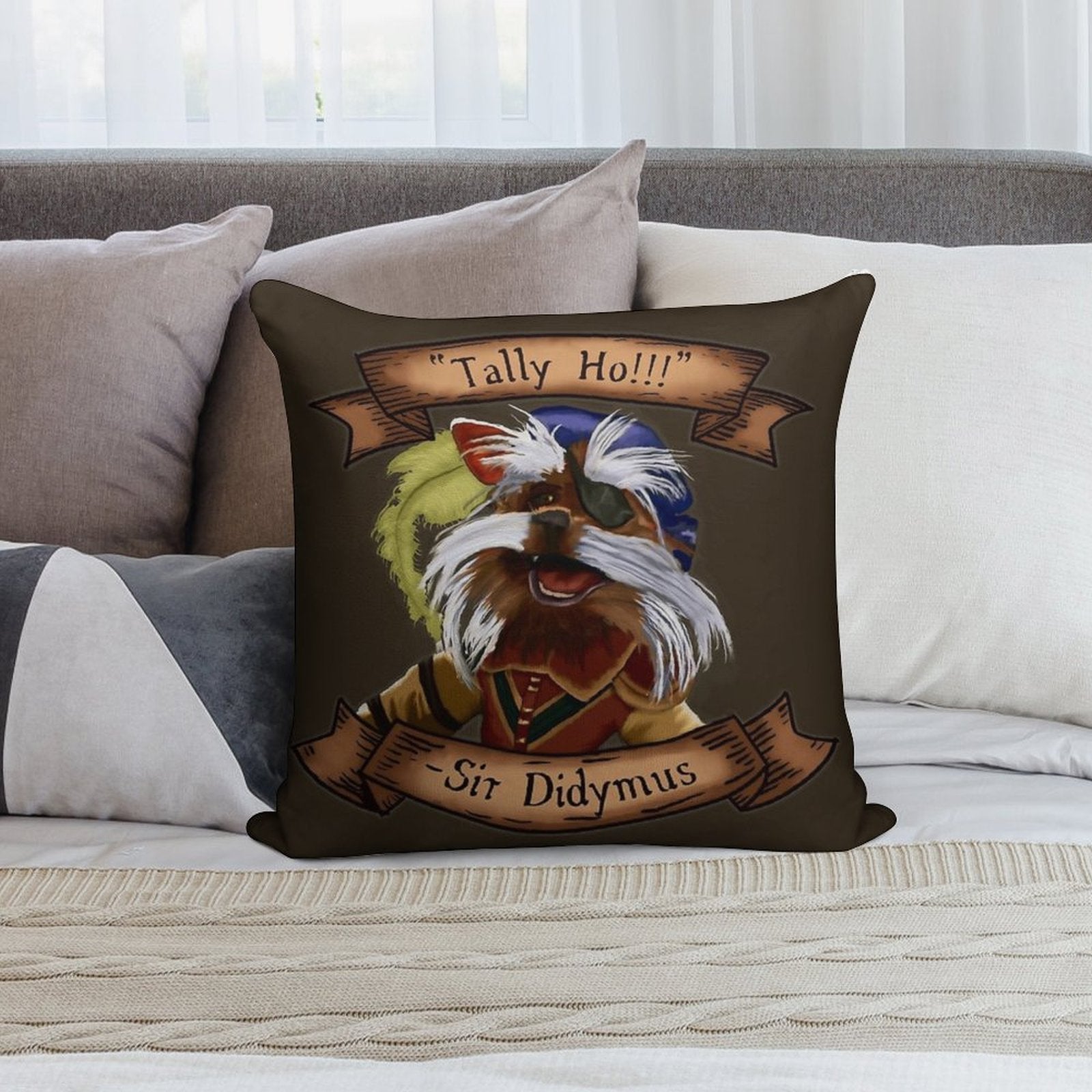 Sir Didymus Soft Fade-Resistant Throw Pillow