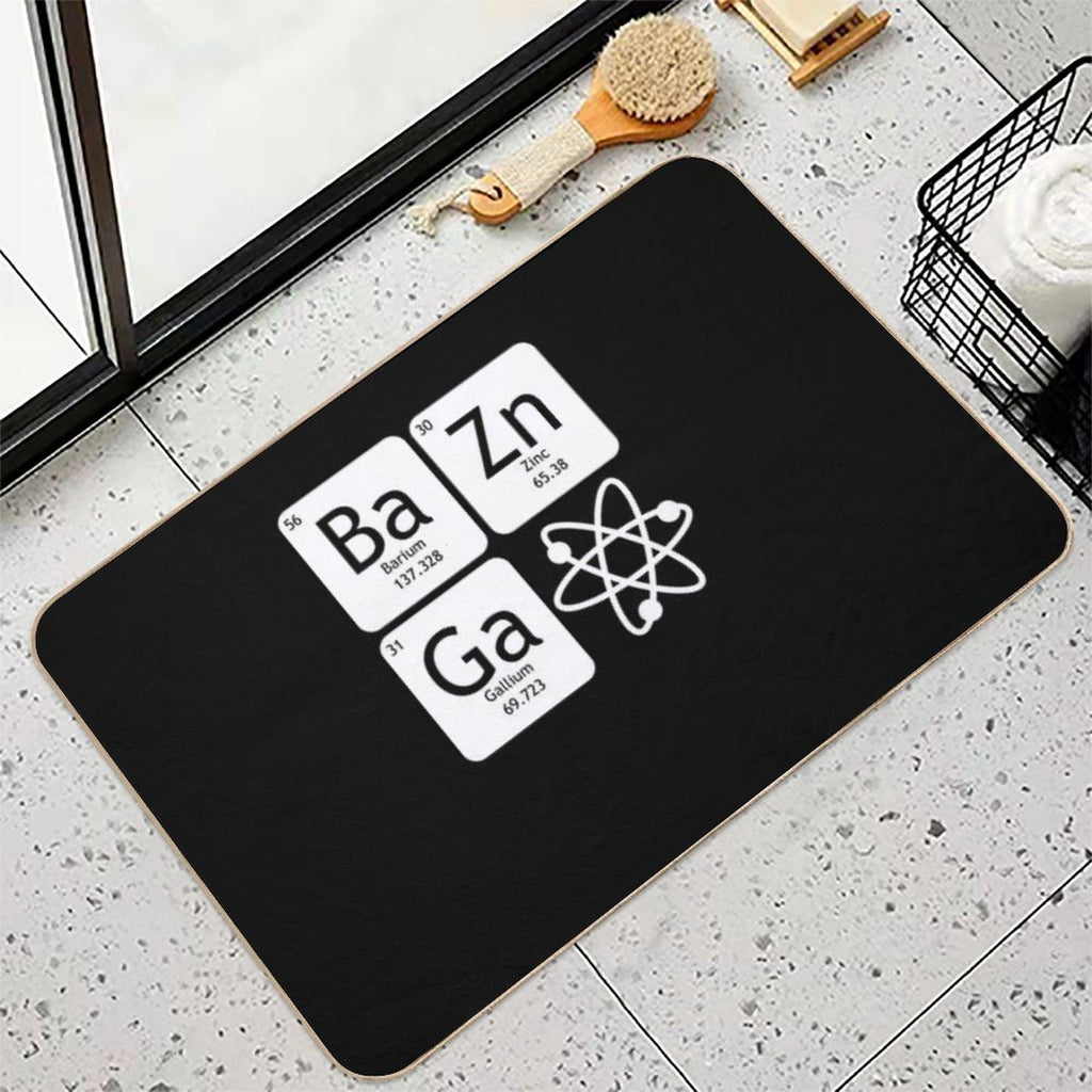 BaZinGa And Atom Classic T-Shirt  Eco-Friendly Bath Mat