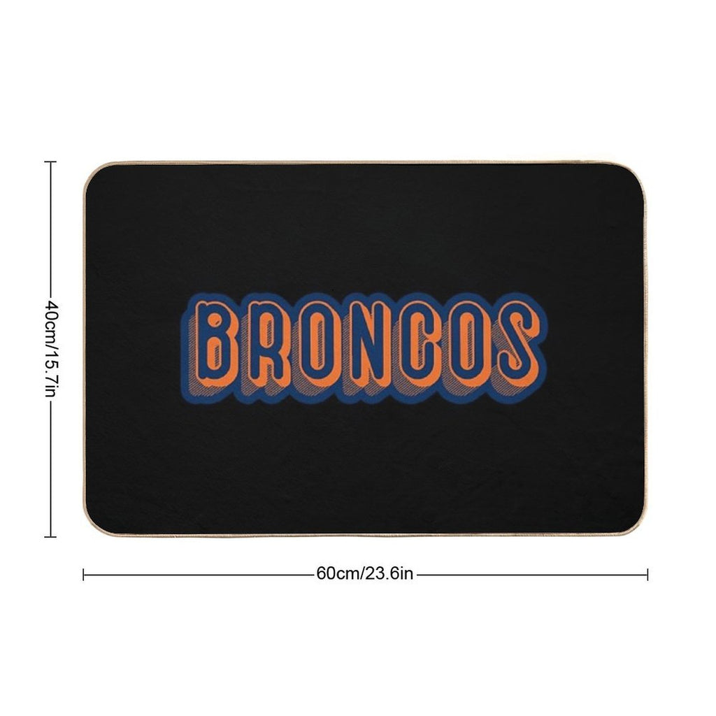 Denver Broncos  Pet-Safe Bath Mat