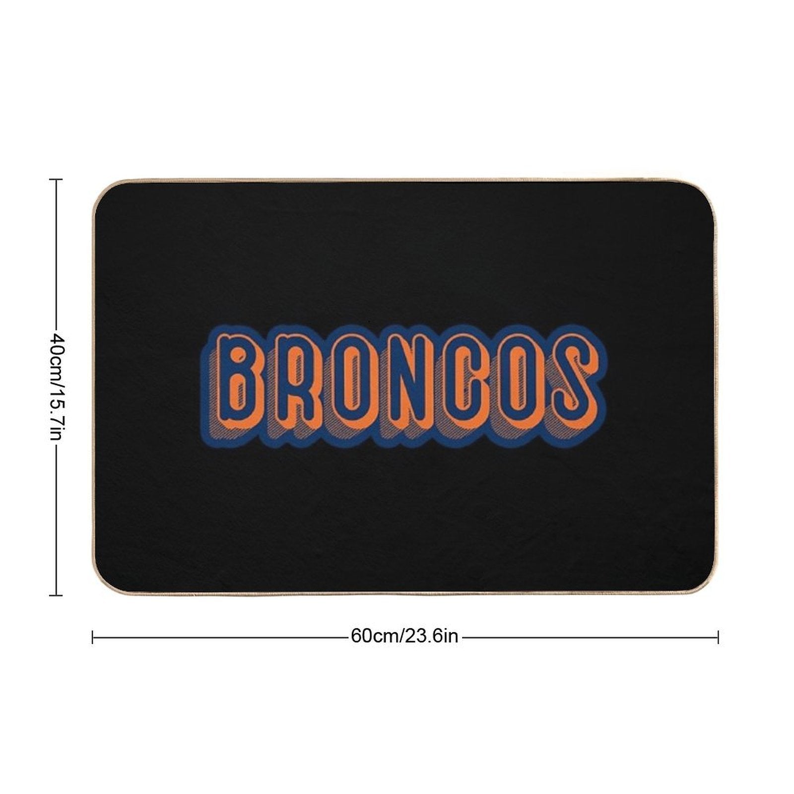 Denver Broncos  Pet-Safe Bath Mat