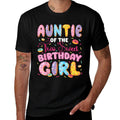 Auntie Of The Two Sweet Birthday Girl Donut 2Nd Birthday  Trendy Pattern T-Shirt