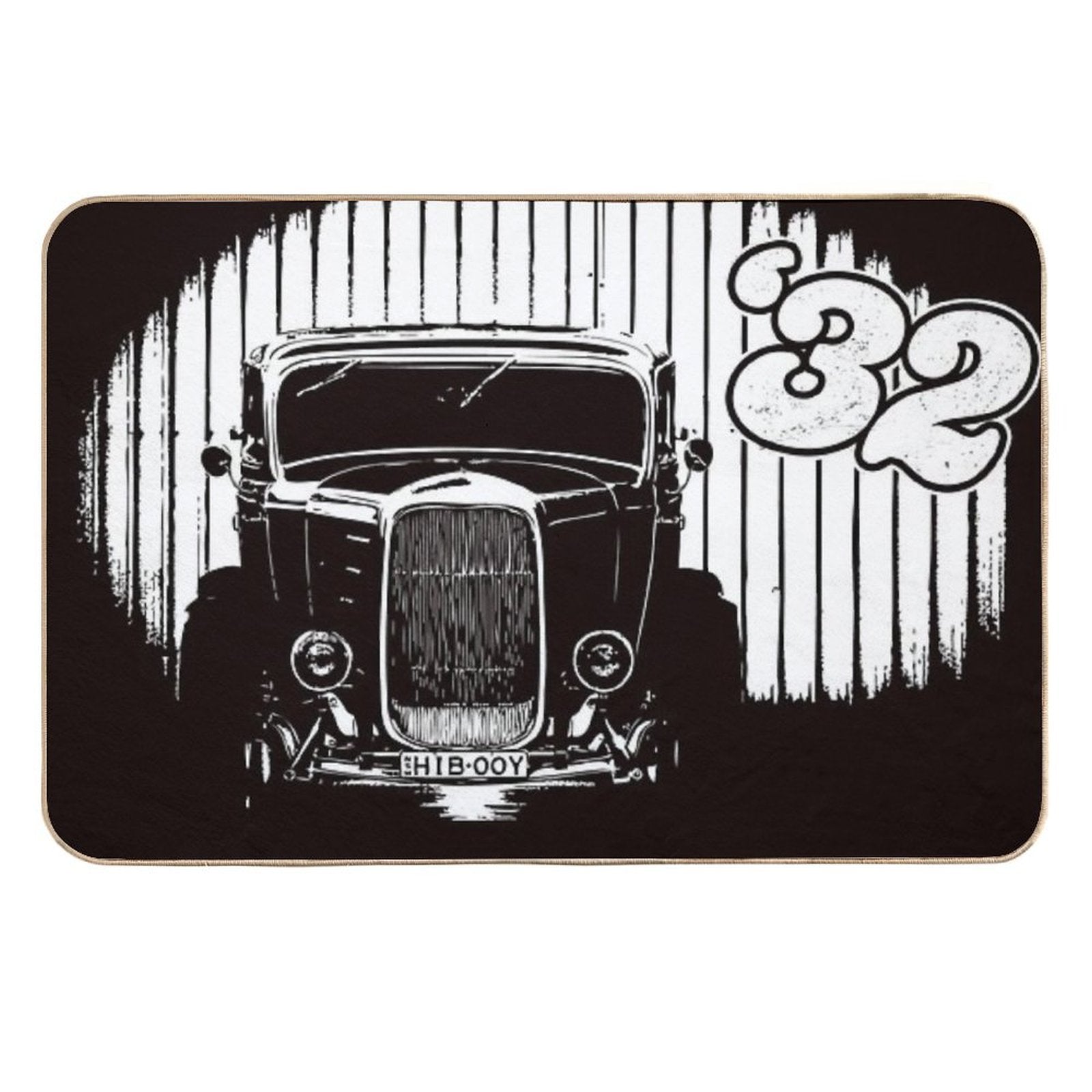 1932 Ford Coupe Hot Rod  Slip-Resistant Bath Mat