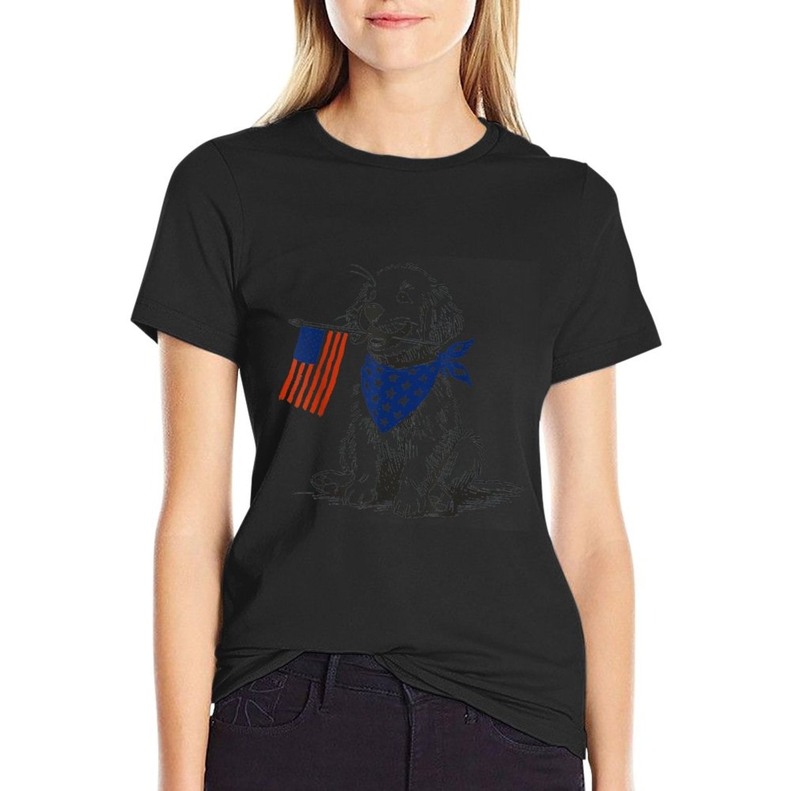 Golden Retriever 4th Of July Patriotic Dog American  Affordable Price T-Shirt