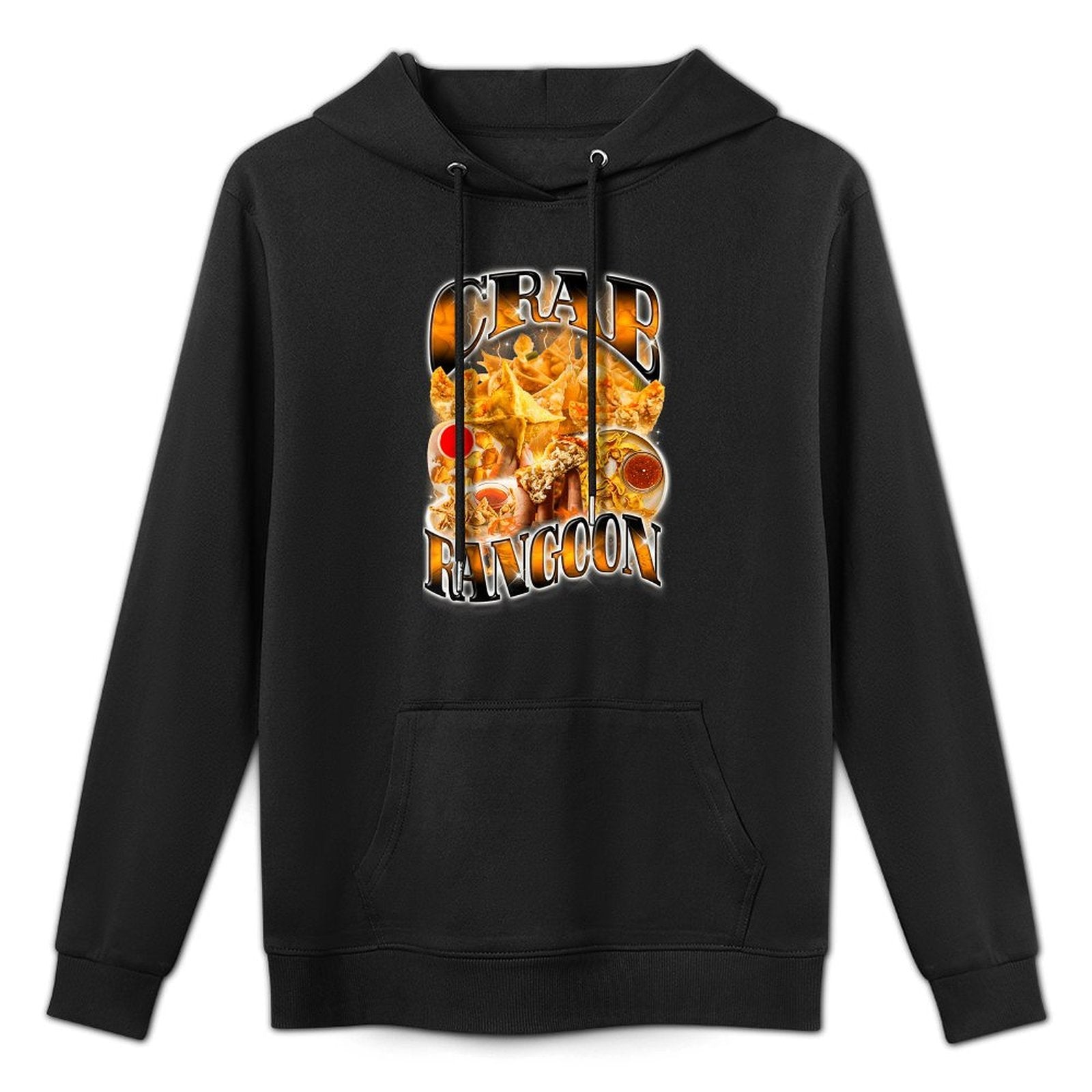 Bootleg Rap Aesthetic Goons Meme Funny Crab Rangoons 1990s Durable Construction Hoodie