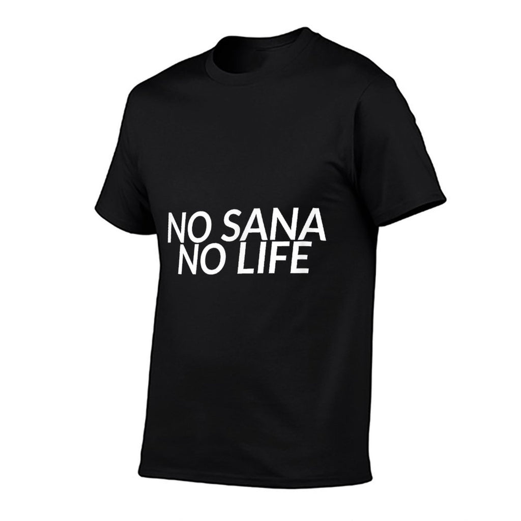 No Sana No Life  Heathered Texture T-Shirt