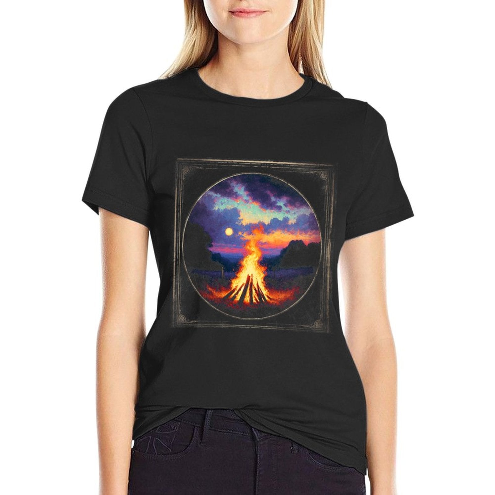 Twilight Fire Dance  Durable T-Shirt