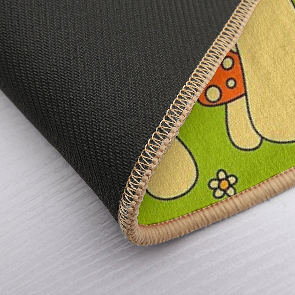Mushrooms  Pet-Safe Bath Mat